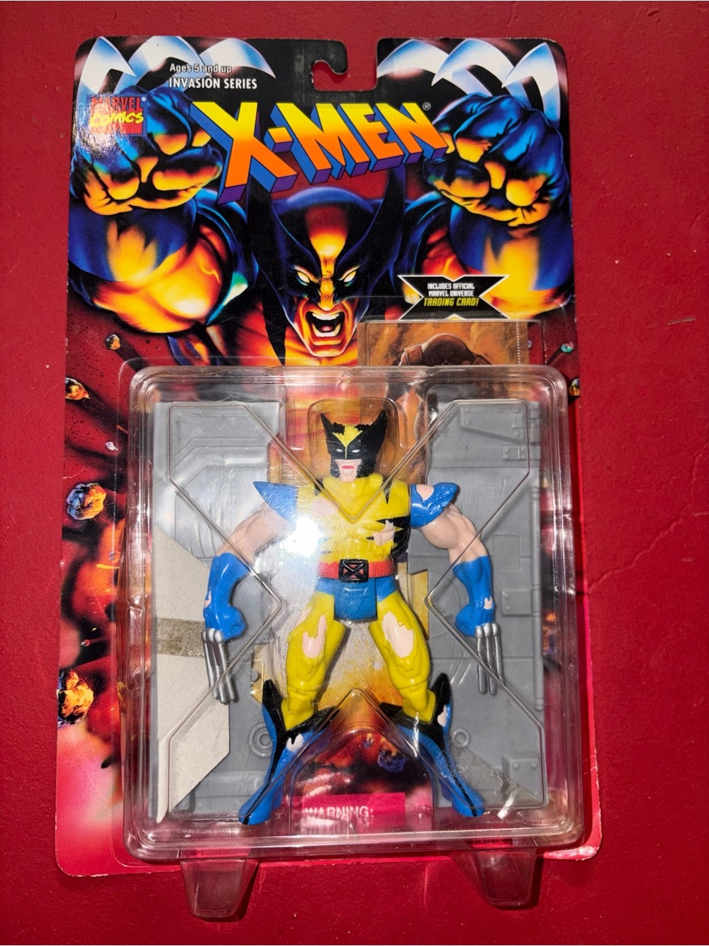 X-Men Wolverine Action Figure - Yellow & Blue